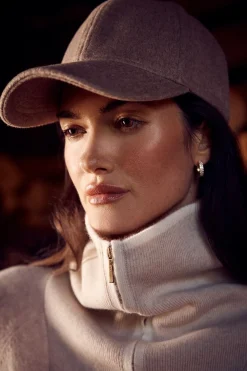 Wool Cashmere Cap - Pebble