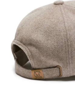 Wool Cashmere Cap - Pebble