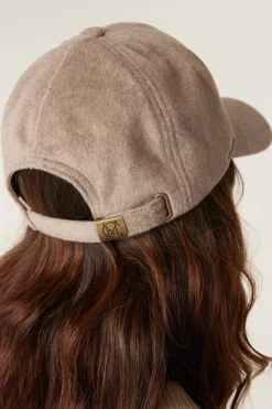 Wool Cashmere Cap - Pebble