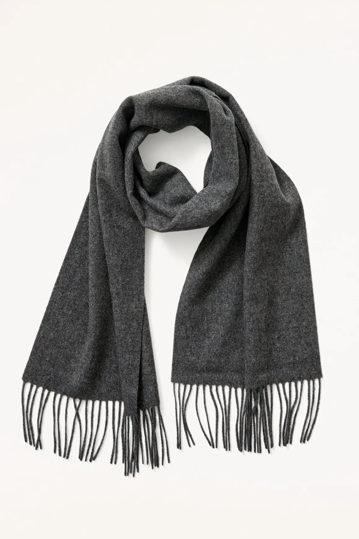 Wool Scarf - Charcoal