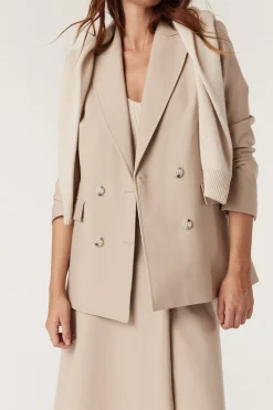 Yoko Ponti Blazer - Stone