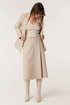 Yoko Ponti Skirt - Stone